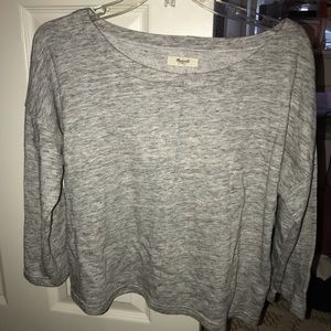 Madewell cropped layering sweater